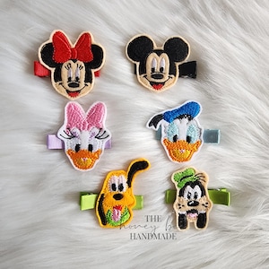 Mouse Family Feltie Hair Clip