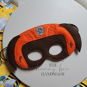 Set di maschere in feltro Zuma di Paw Patrol / Maschera in feltro / Maschera in feltro per bomboniere / Maschera per travestimenti per bambini
