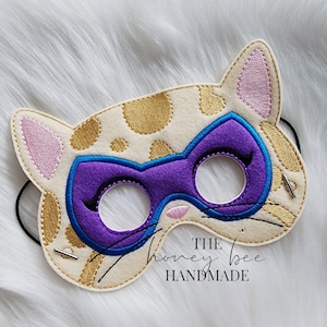 Spark Kitty Dress Up Mask, Child Size, Dress Up, Quiet Play, Costume, Felt Mask, Mask, Felt