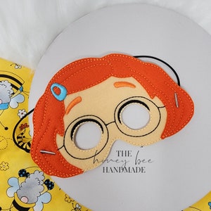 Maschera Mei Dress Up, taglia bambino, travestimento, gioco tranquillo, costume, maschera in feltro, maschera, feltro