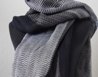 Hand woven "Waves"- Scarf