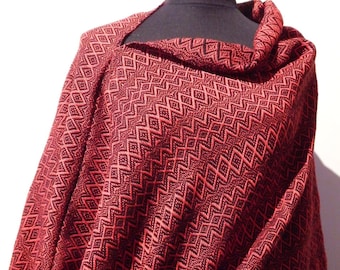 Handwoven "Autumn"- poncho / shawl
