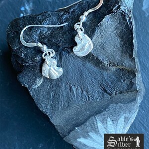 Sterling silver heart earrings