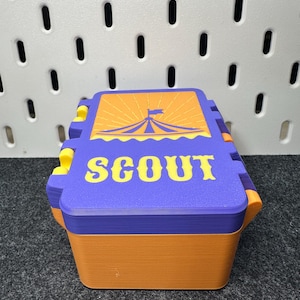 Scout Snap-Lock Box | Card Games on the Go | Travel Storage Organizer