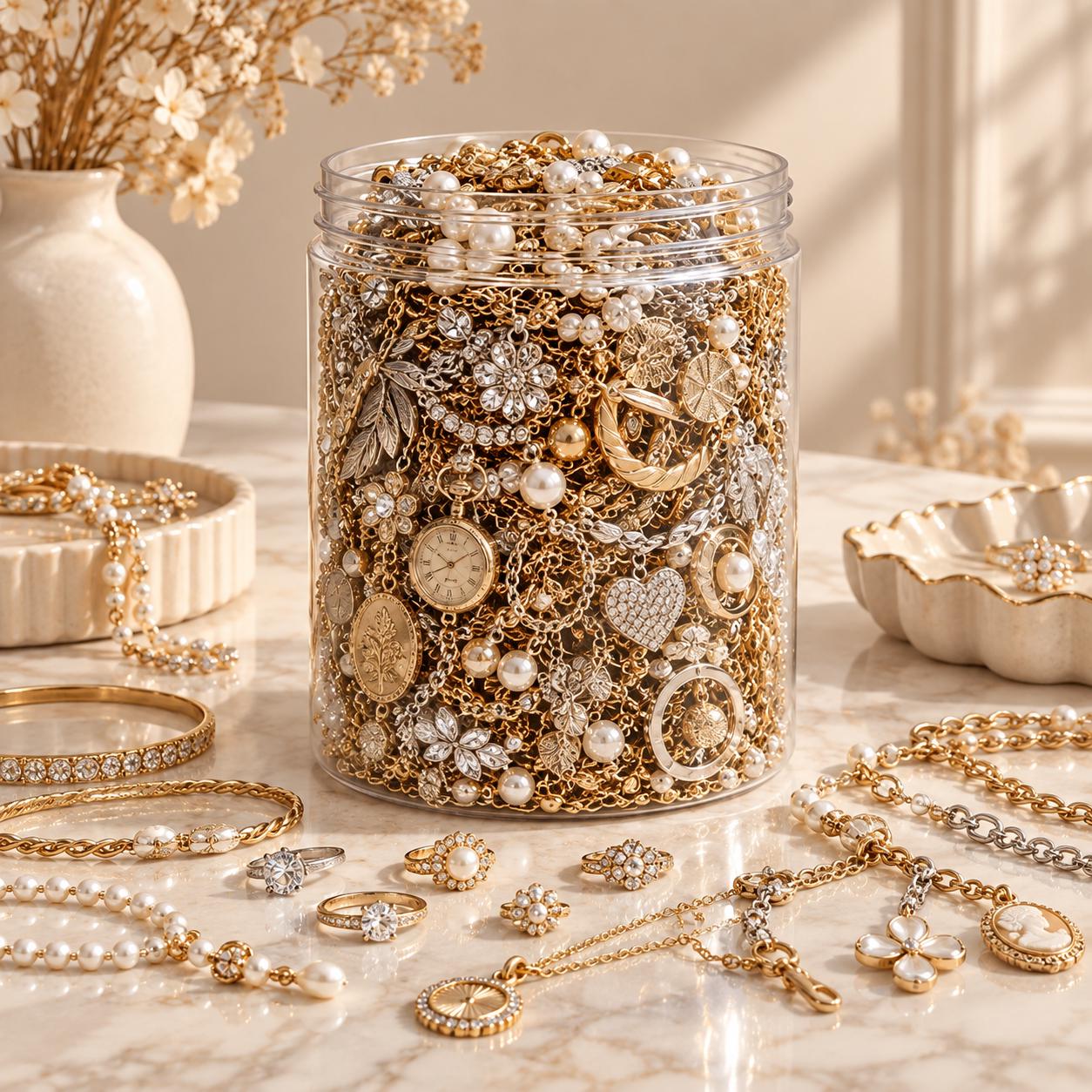 Mystery jewelry jars - Etsy 日本