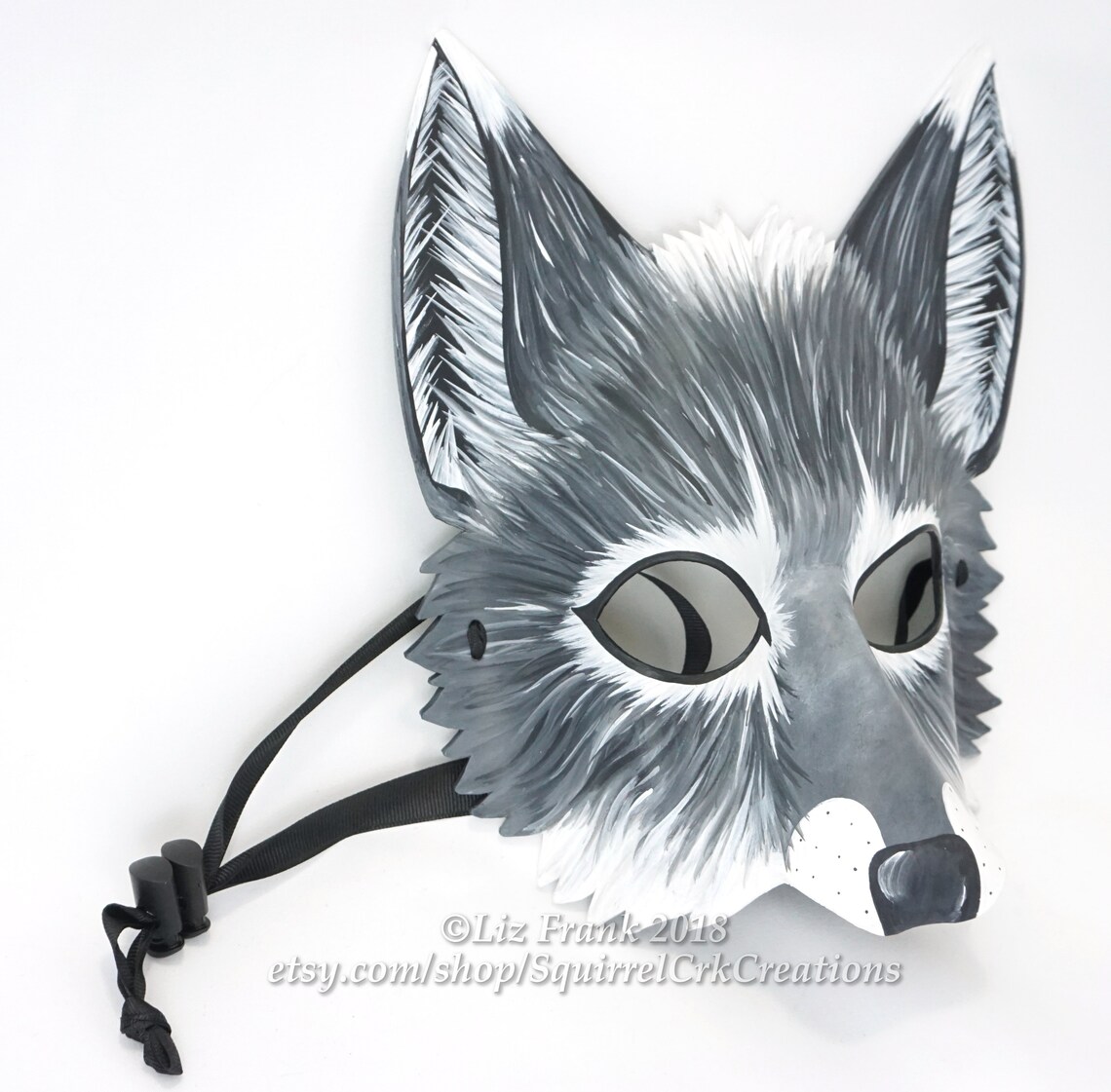 Wolf Mask Animal mask Leather mask Gray wolf Grey wolf | Etsy