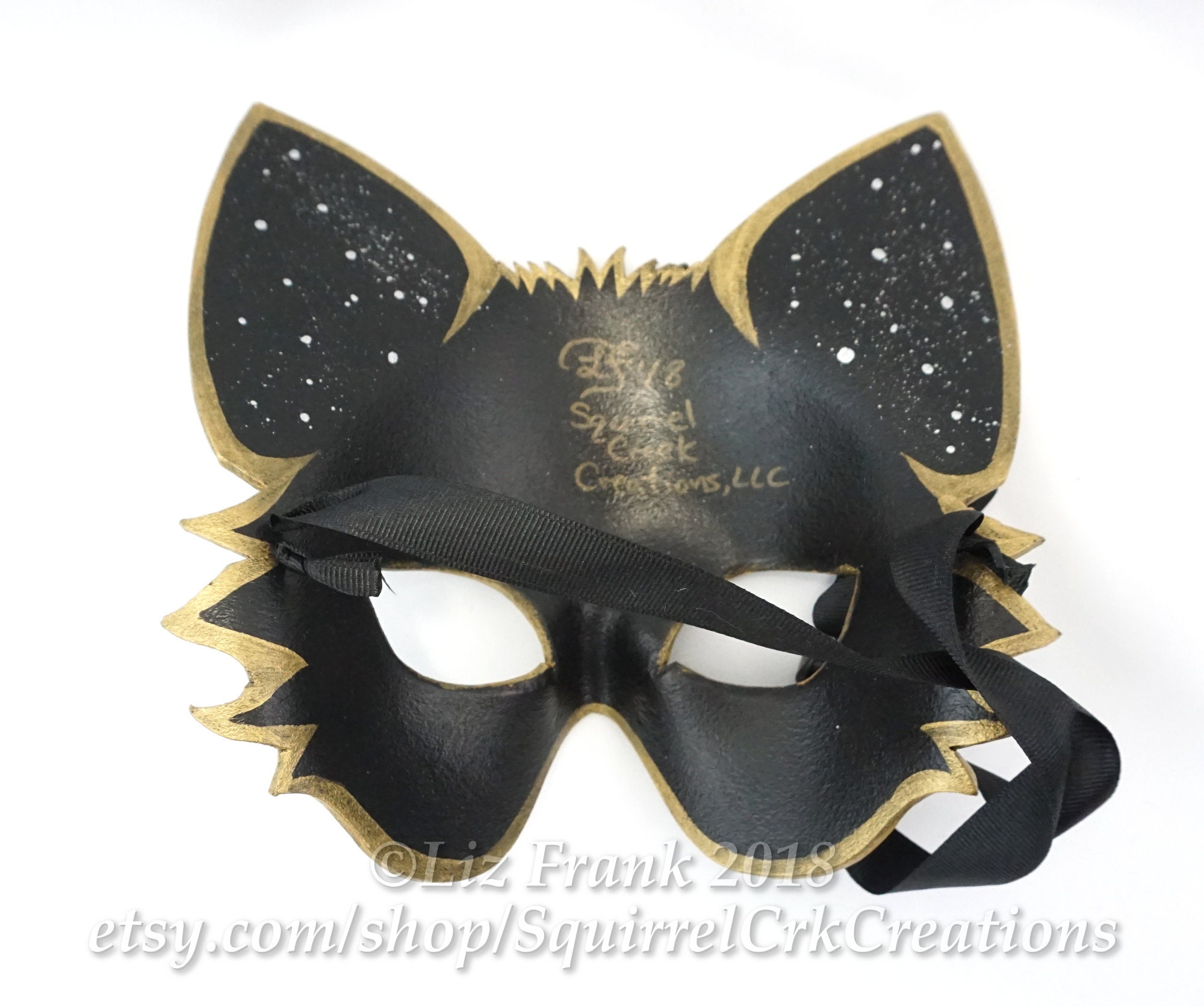 Cat Mask Leather Zodiac mask Libra Mystic Animal mask | Etsy