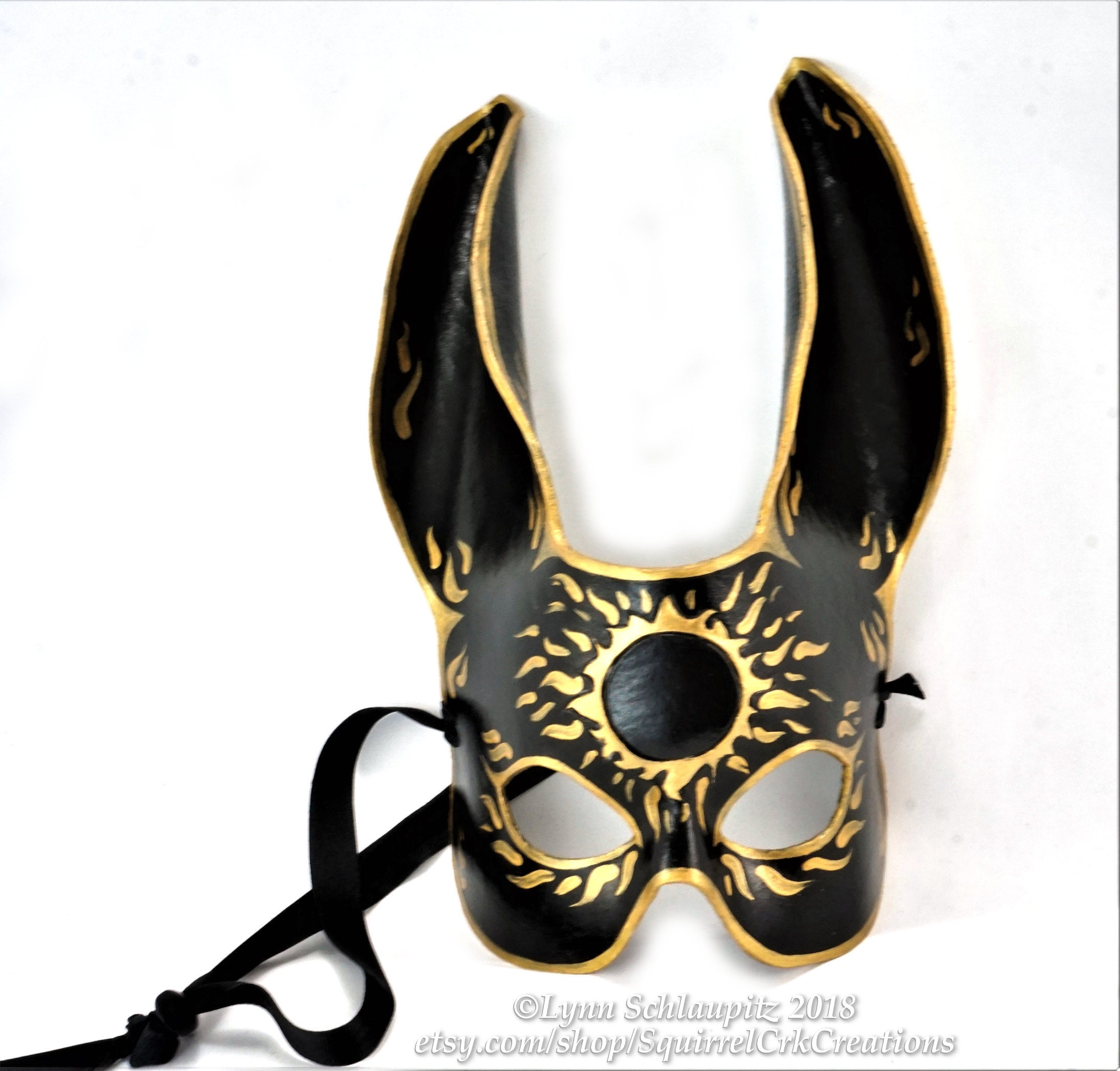 Leather Rabbit mask Bunny mask Animal mask Fantasy Couples | Etsy