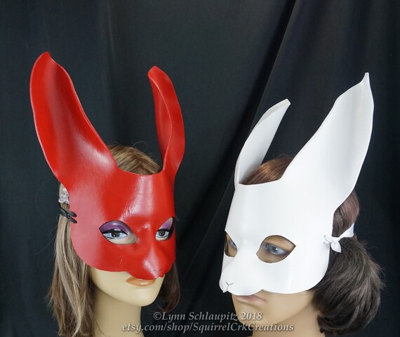 Party Cosplay Mask Mardi Gras Halloween Rabbit Bunny Masks Animales Masks
