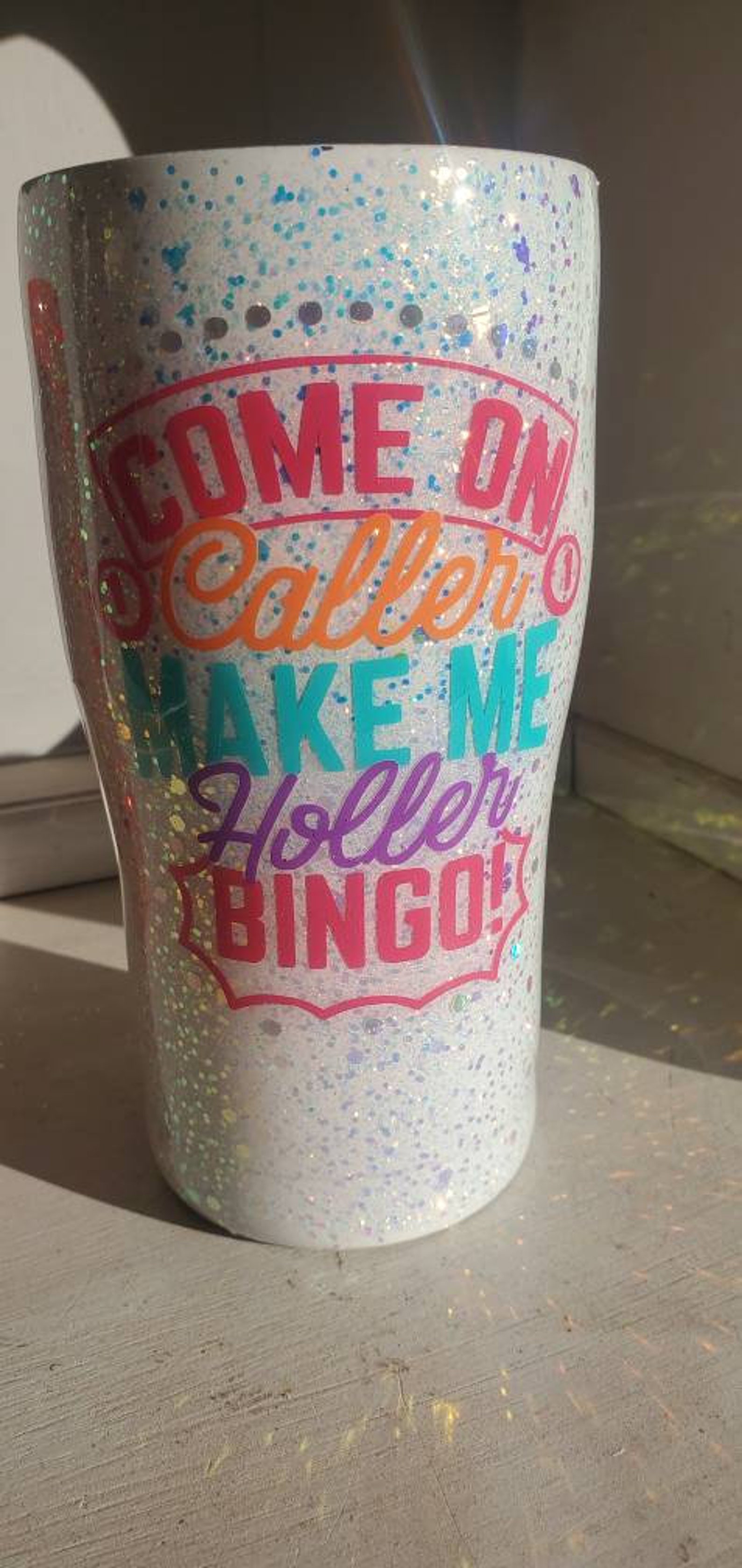 BINGO Themed Customized Stainless Steel Tumbler Etsy