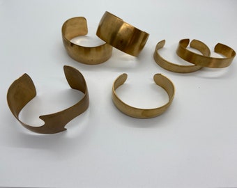 Brass cuff forms