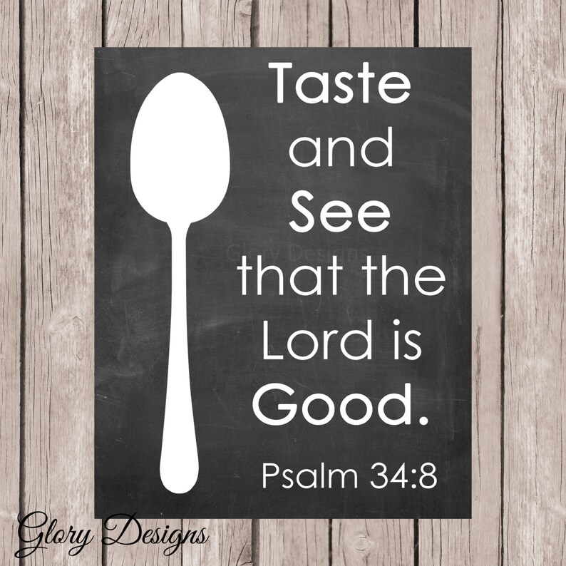 Printable Set of 3 Chalkboard Bible Verse Printable | Etsy