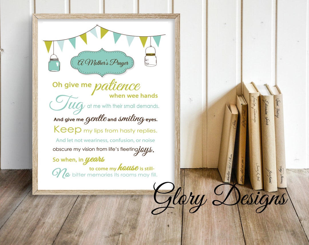 Printable Prayer Mother's Day Prayer Print Prayer - Etsy