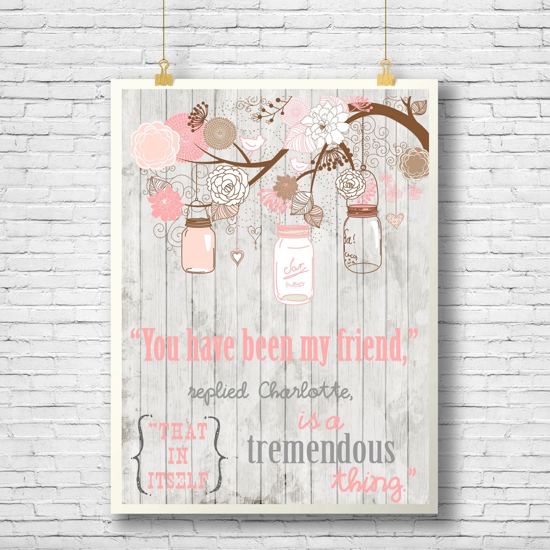 PRINTABLE Charlotte's Web Printable Literature - Etsy