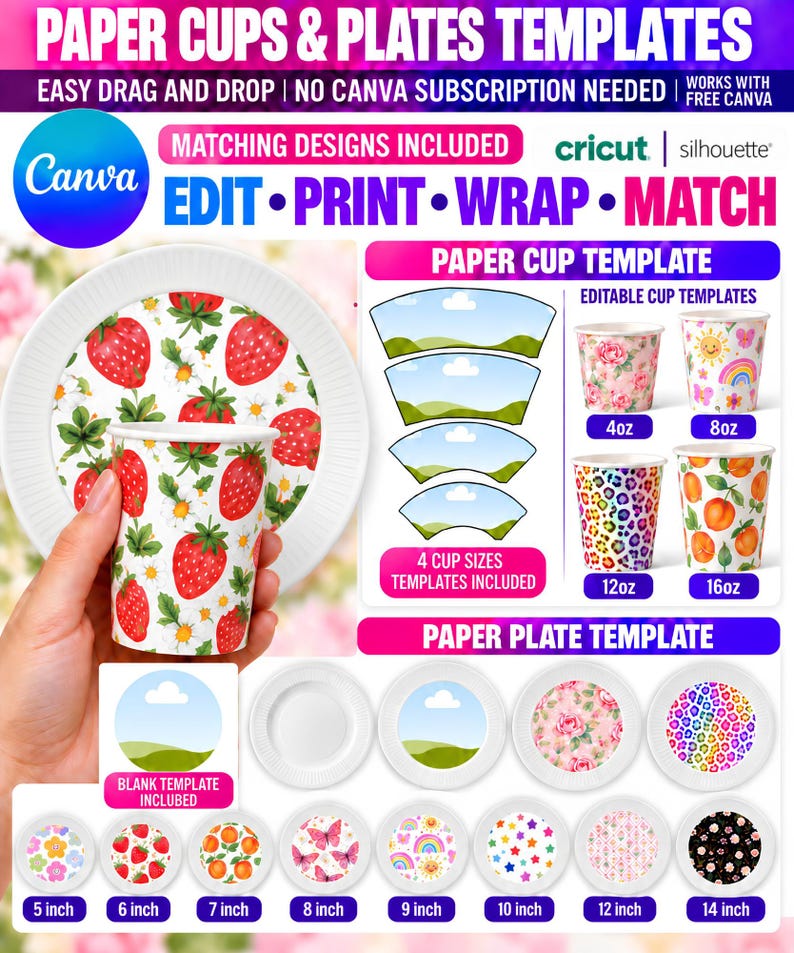 Party Favor Template Mega Bundle, Editable Canva Chip Bags, Soda Labels ...