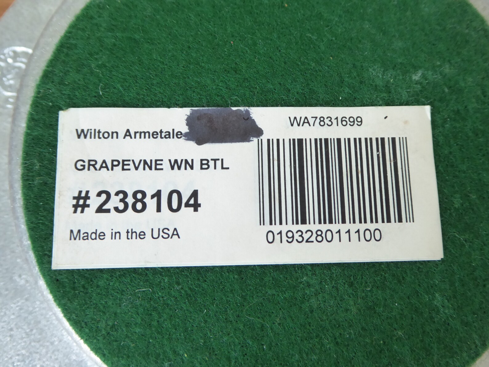 Wilton Aremtale Grapevine Pattern Wine Coaster Pewter Look Etsy