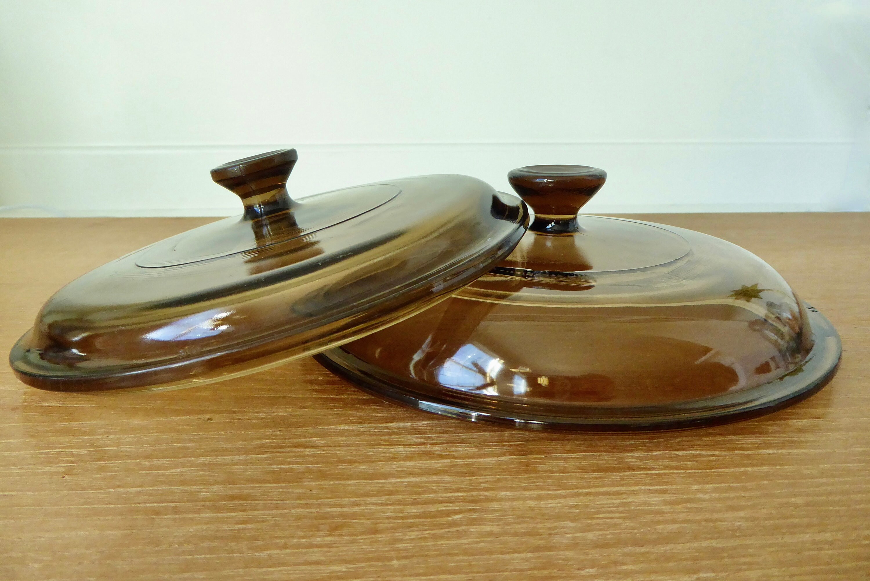 Glass Lid Brown Glass Pyrex Cookware Pyrex Corning Brown Glass