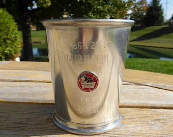 Vintage Indianapolis Region S.C.C.A. (Sports Car Club of America) pewter trophy cup for P.O.R. Award