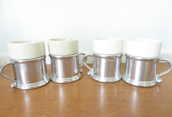 1 WILTON ARMETALE White Mug Replacement Ceramic Inserts Plough Tavern 2 Avai