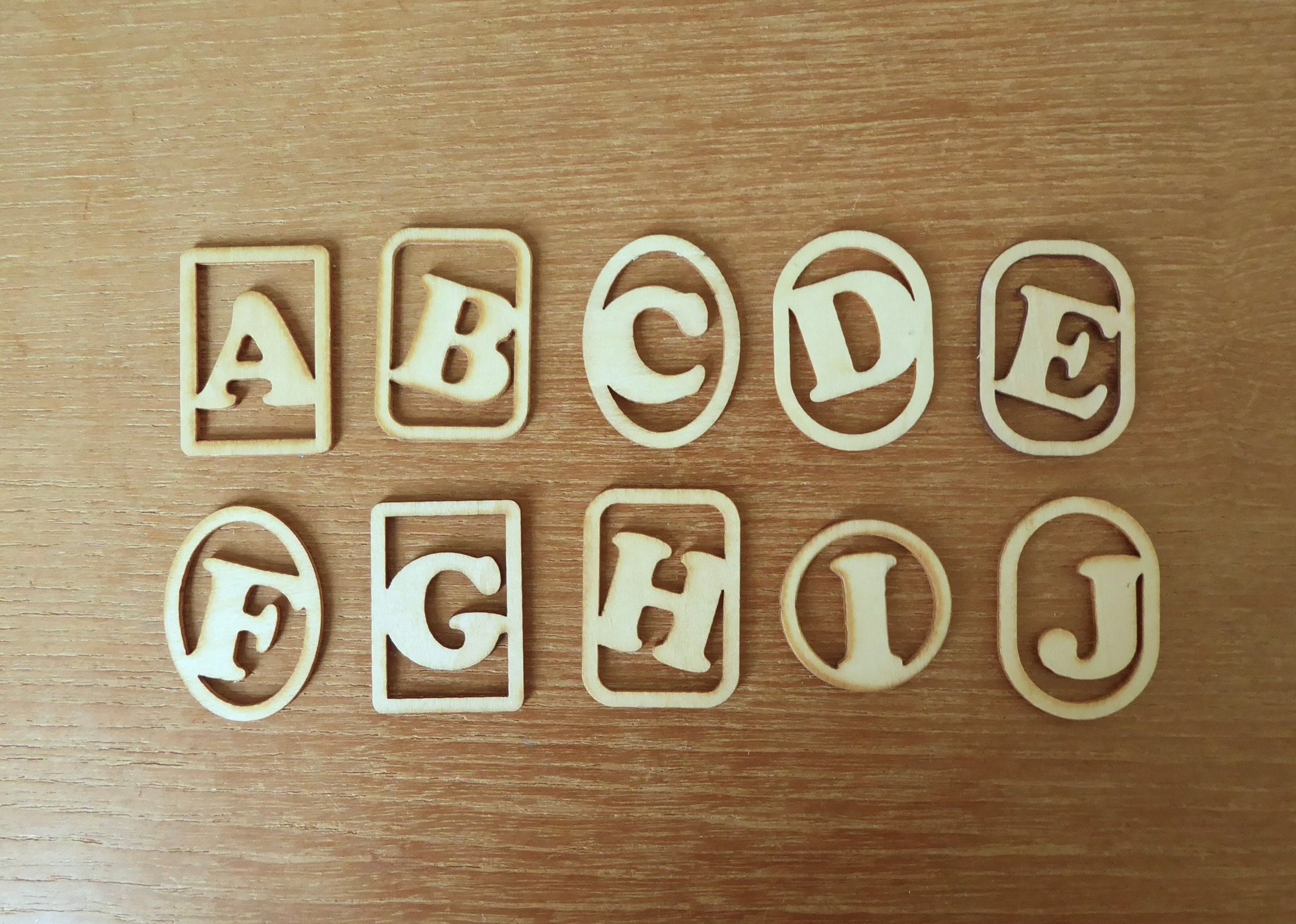Incraftables Wooden Letters for Crafts (2 inch Big). A-Z Alphabet Unfinished Wood Letter with 0-9 Numbers & Symbols (172 Pcs)