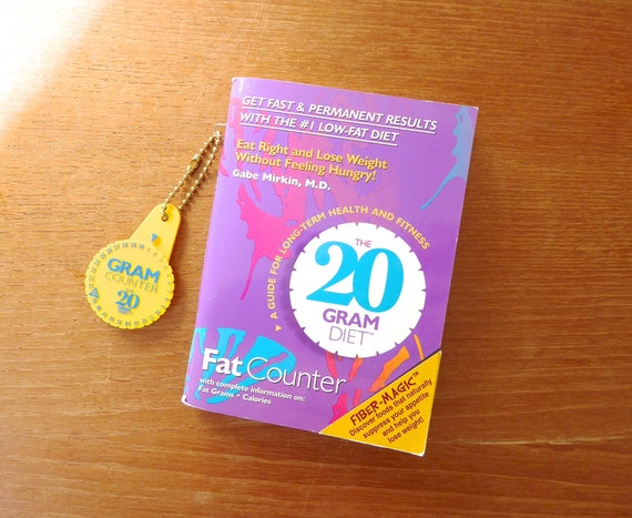 items similar to the 20 gram diet booklet with dial fat counter