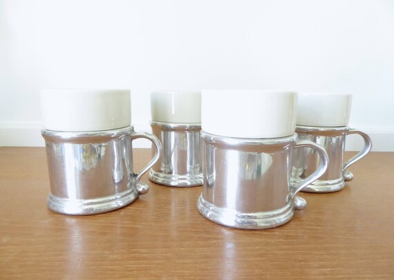 1 WILTON ARMETALE White Mug Replacement Ceramic Inserts Plough Tavern 2 Avai