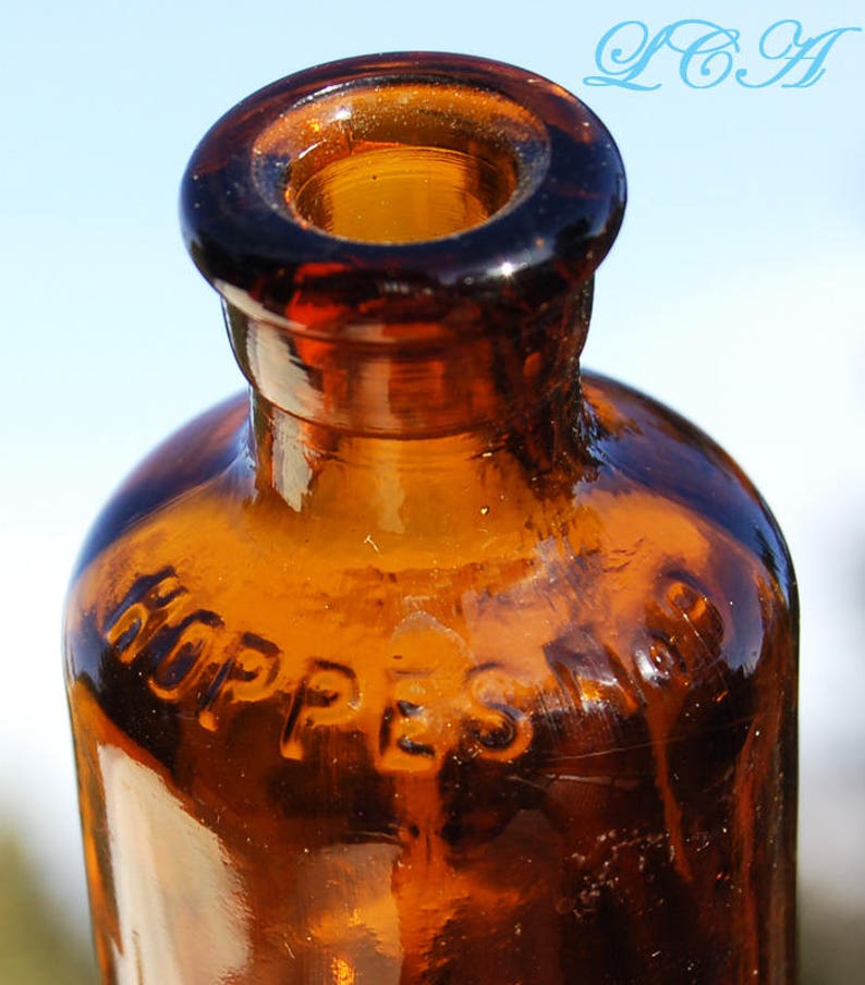 Original Antique GUN OIL bottle HOPPE No 9 Old cork top Nitro Etsy