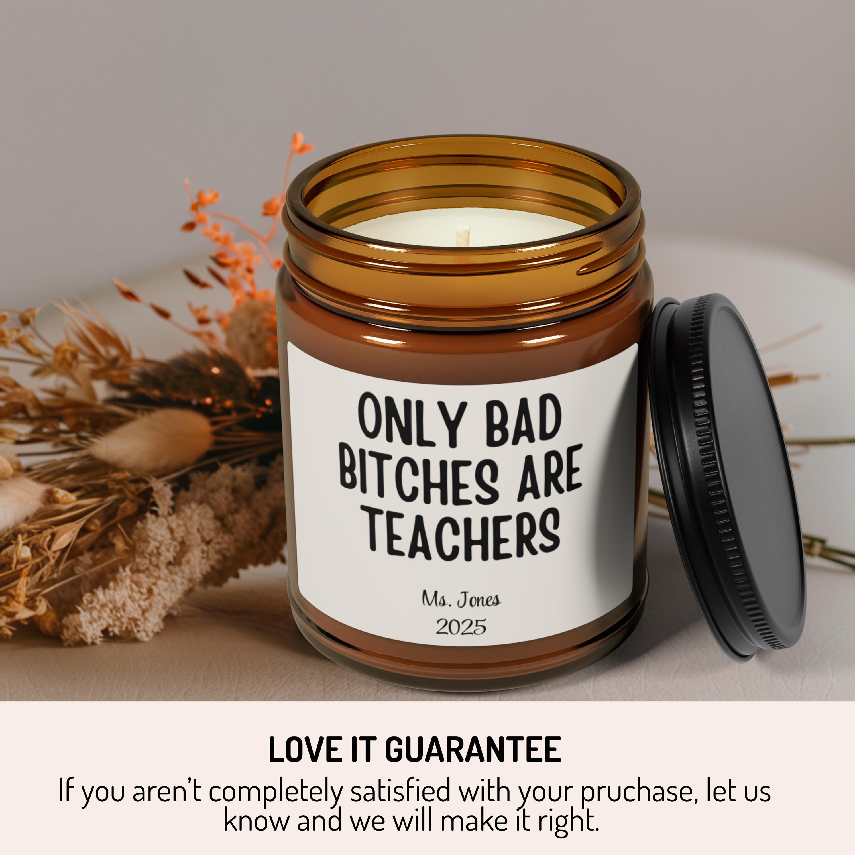 Funny Teacher Gift Candle Personalized Teacher Appreciation Soy Scented ...