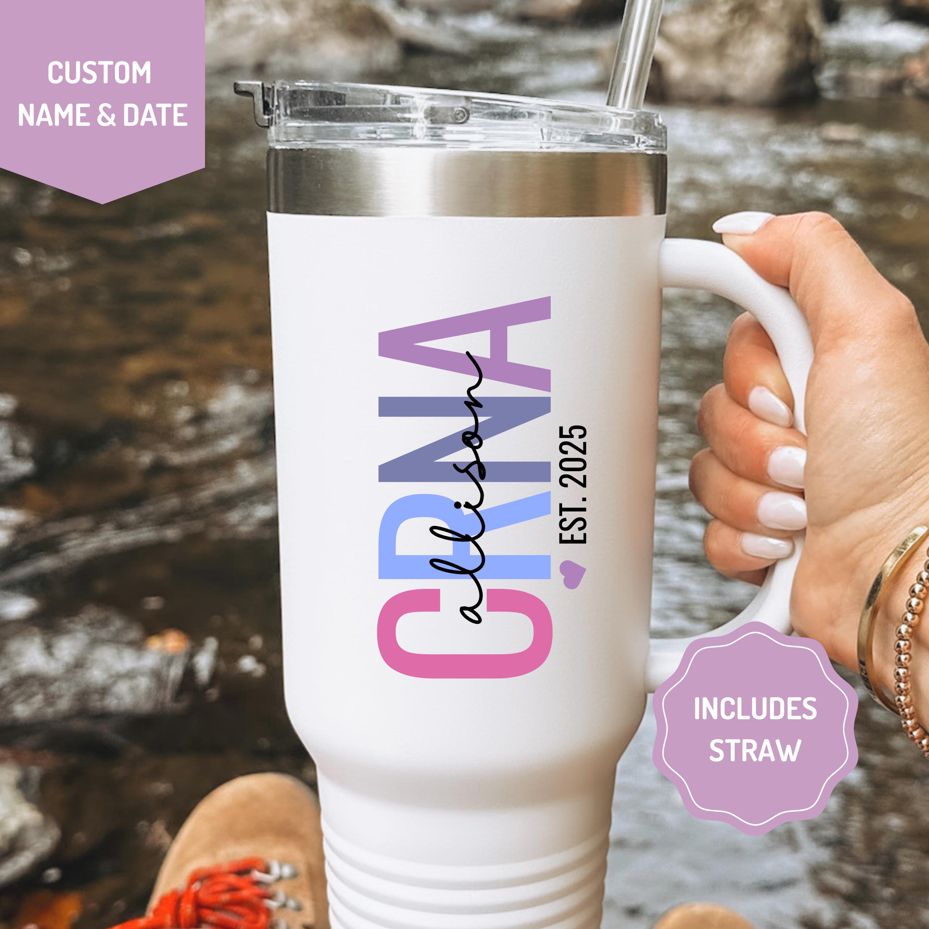 Nurse Appreciation Tumbler - 16oz Stainless Steel Travel Mug With Caring Heart Poem