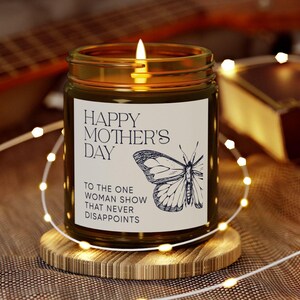 mother day gift, happy mother day candle