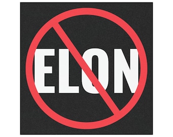 No Elon Anti Elon Car Magnet for EV Lovers Who Aren&#39;t Happy With Elon, I Bought This Car Before We Knew Elon Was Crazy Bumper Sticker