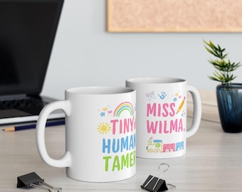Daycare Teacher Gift Personalized Teacher Mug  Gift for Teacher Appreciation Custom End Of Year Gift