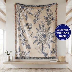 Personalized Grandma Blanket Grandparent's Day Gift for Grandma Custom Grandma Gift Birthday Present for Nana Home Decor Chinoiserie  Personalized Grandma Blanket Grandparents Day Gift for Nana, Mimi, Custom Grandma Gift Birthday Present for Grandmother Home Decor Chinoiserie
Woven grandma blanket or sherpa fleece lined blanket for grandma