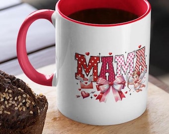 Tazza da caffè di San Valentino, tazza da caffè Coquette per la mamma, regalo di San Valentino per la mamma, regalo di San Valentino Coquette, regalo di San Valentino per lei