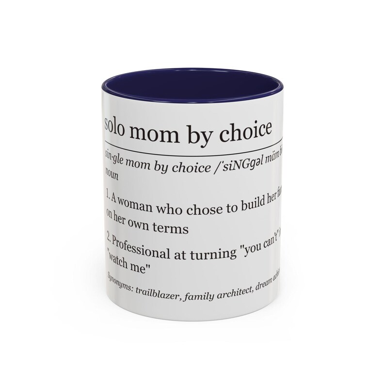 Sie können diese Tasse für eine alleinerziehende Mutter kaufen oder für eine alleinerziehende Mutter Bild 4