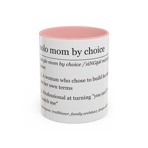 Sie können diese Tasse für eine alleinerziehende Mutter kaufen oder für eine alleinerziehende Mutter Bild 5