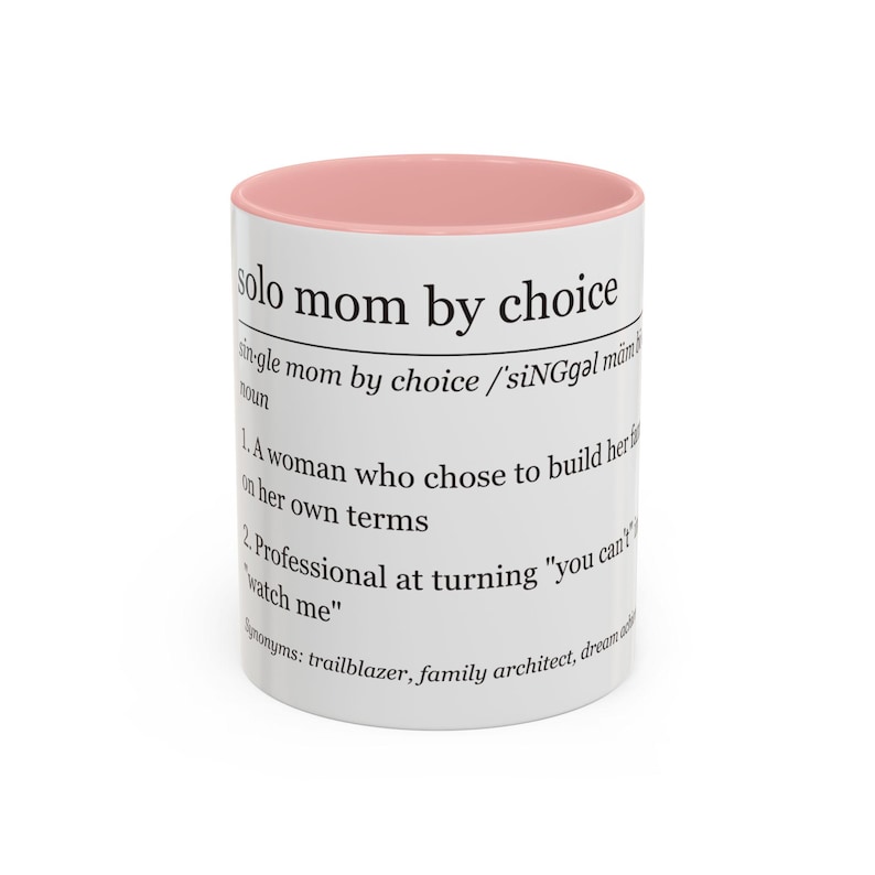 Sie können diese Tasse für eine alleinerziehende Mutter kaufen oder für eine alleinerziehende Mutter Bild 5