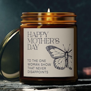 heartfelt mother day gift for mom candle