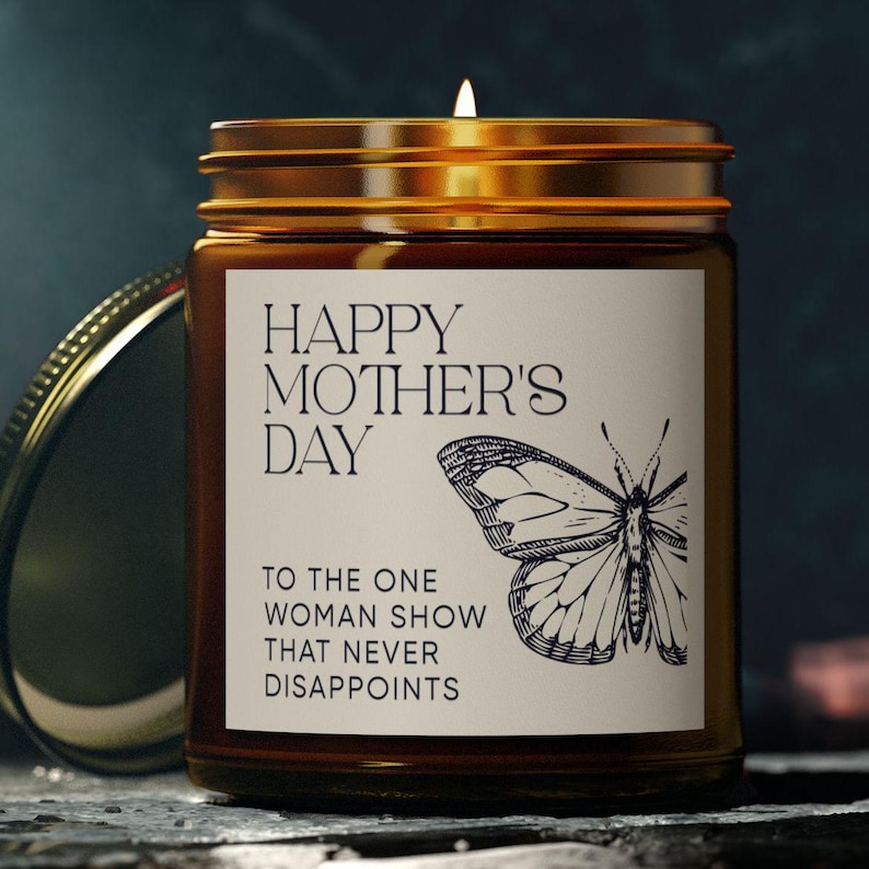 heartfelt mother day gift for mom candle