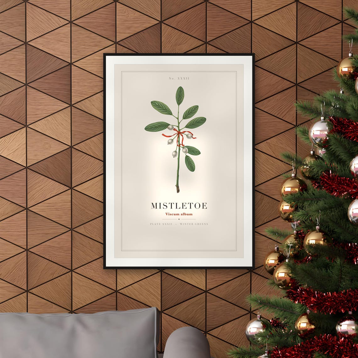 Mistletoe Botanical Print — art print by WedgeAtelier