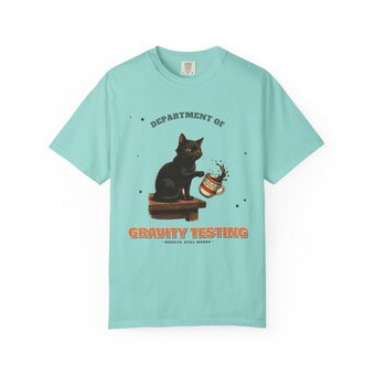 Gravity Testing Cat Shirt photo 5