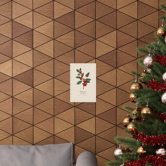 Holly Botanical Christmas Print photo 4