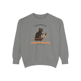 Gravity Testing Cat Sweatshirt photo 6