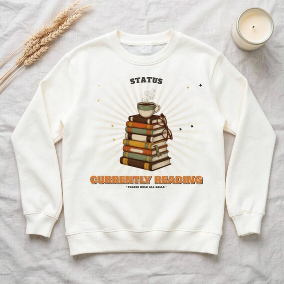 Book Lover Sweatshirt by WedgeAtelier