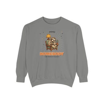 Homebody Sloth Sweatshirt photo 6