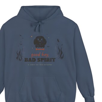 Ghost Dog Halloween Hoodie photo 2