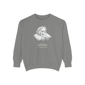 Dark Academia Skull Sweatshirt photo 6