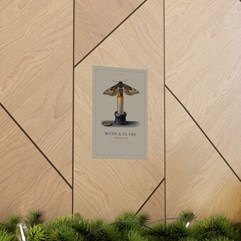 Moth and Candle Print photo 5