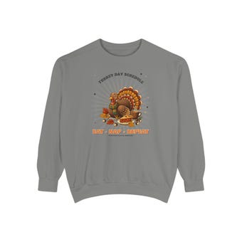 Eat Nap Repeat Thanksgiving Sweatshirt photo 6