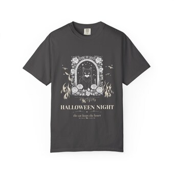 Gothic Cat Engraving Tee photo 6